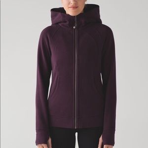 Lululemon Black Cherry Scuba jacket
